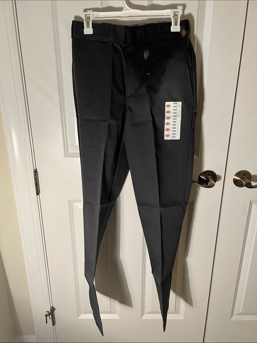 Dickies Charcoal, Grey Work Pants Pants with Sharp Crease 30/30. As is MADE USA